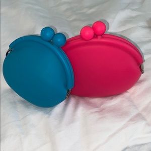 Bags - TWO Silicone change purses Bags - TWO Silicone change purses
